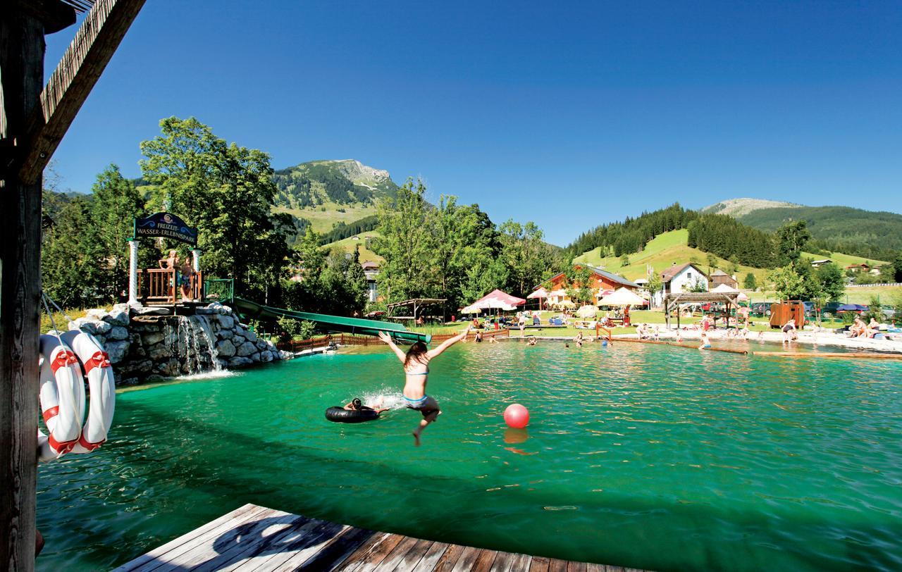 Hotel Kronenhirsch Russbach am Pass Gschütt Exterior foto